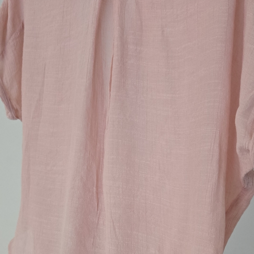 FAVLUX Pink Button Down Shirt Lightweight Classic SKU24 - Picture 6 of 6